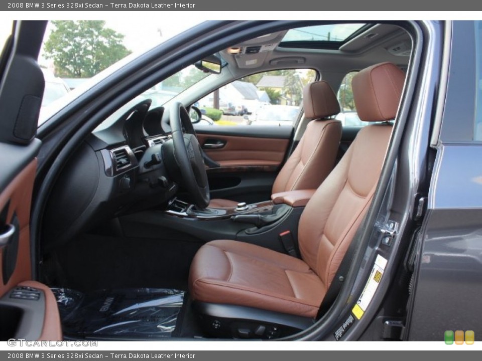 Terra Dakota Leather Interior Front Seat for the 2008 BMW 3 Series 328xi Sedan #71401333
