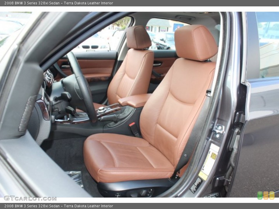 Terra Dakota Leather Interior Front Seat for the 2008 BMW 3 Series 328xi Sedan #71401342
