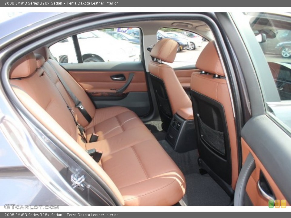 Terra Dakota Leather Interior Rear Seat for the 2008 BMW 3 Series 328xi Sedan #71401429