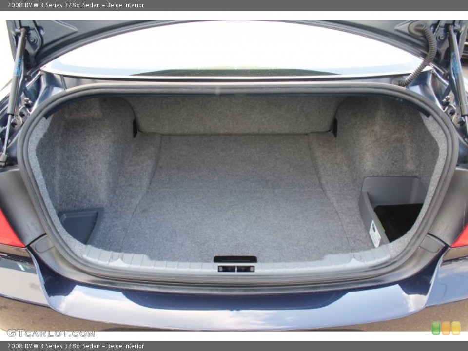 Beige Interior Trunk for the 2008 BMW 3 Series 328xi Sedan #71401981