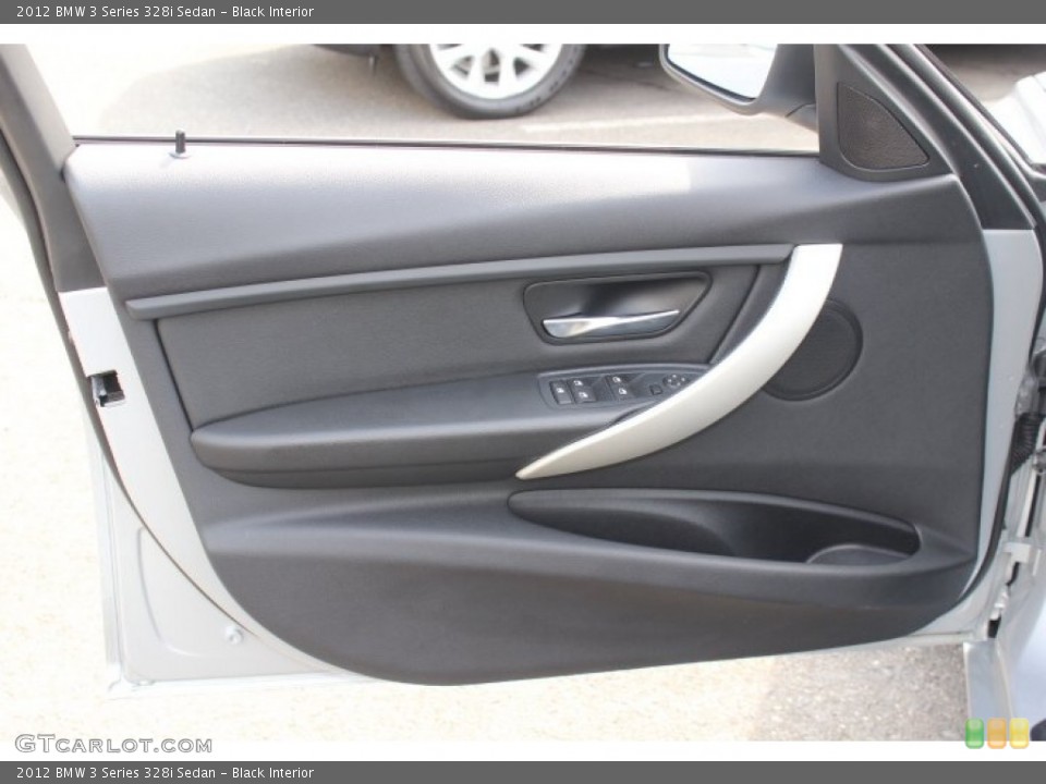Black Interior Door Panel for the 2012 BMW 3 Series 328i Sedan #71402179