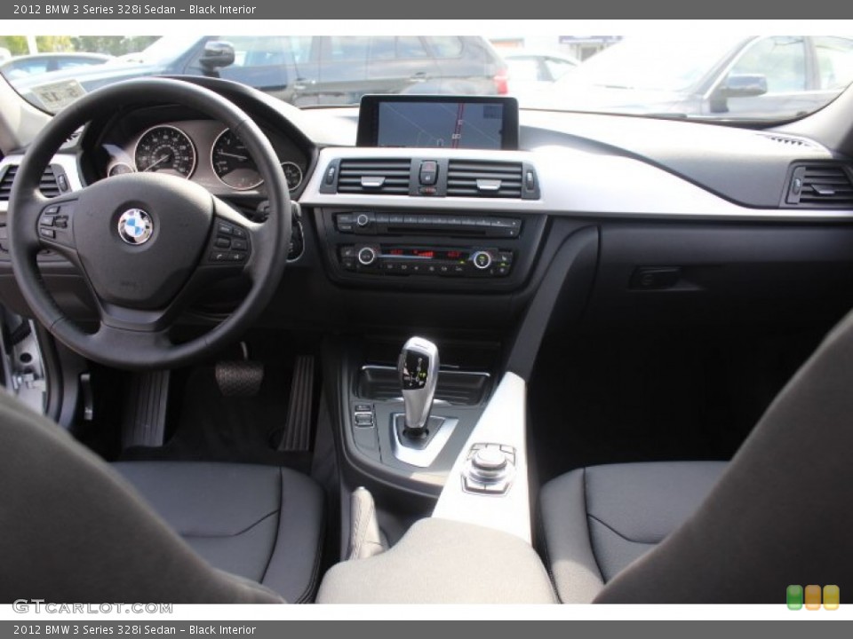 Black Interior Dashboard for the 2012 BMW 3 Series 328i Sedan #71402212