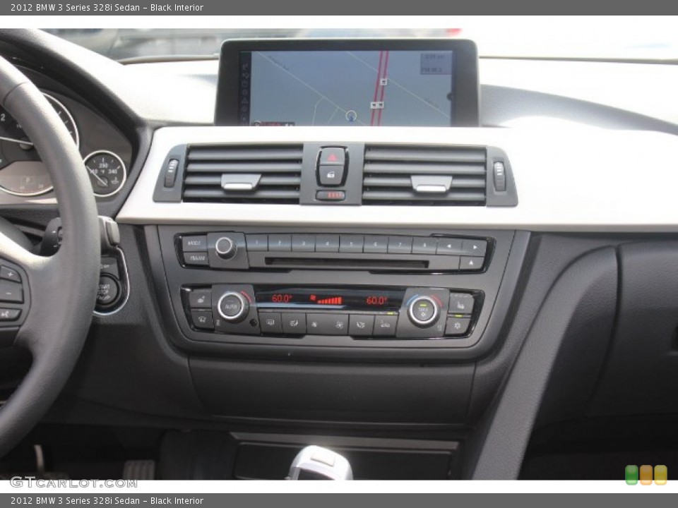 Black Interior Controls for the 2012 BMW 3 Series 328i Sedan #71402221
