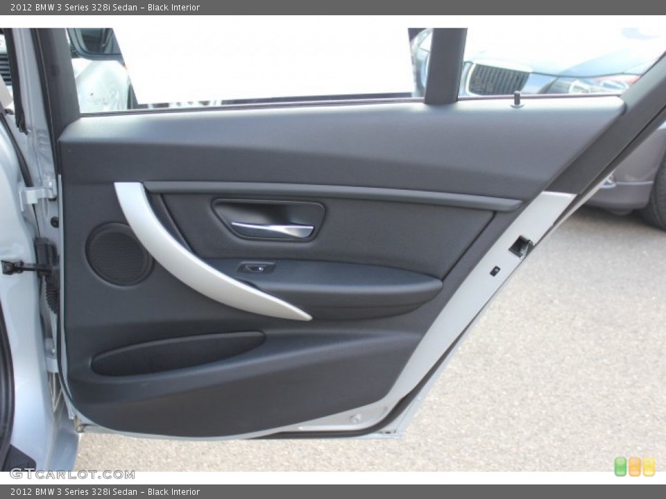 Black Interior Door Panel for the 2012 BMW 3 Series 328i Sedan #71402305