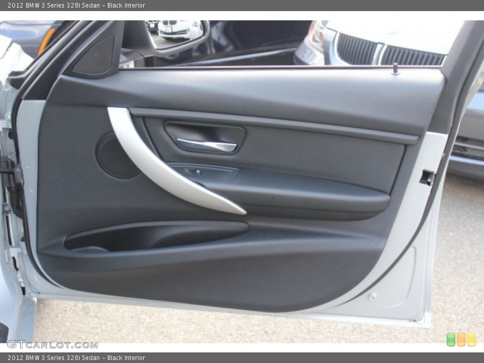Black Interior Door Panel for the 2012 BMW 3 Series 328i Sedan #71402323