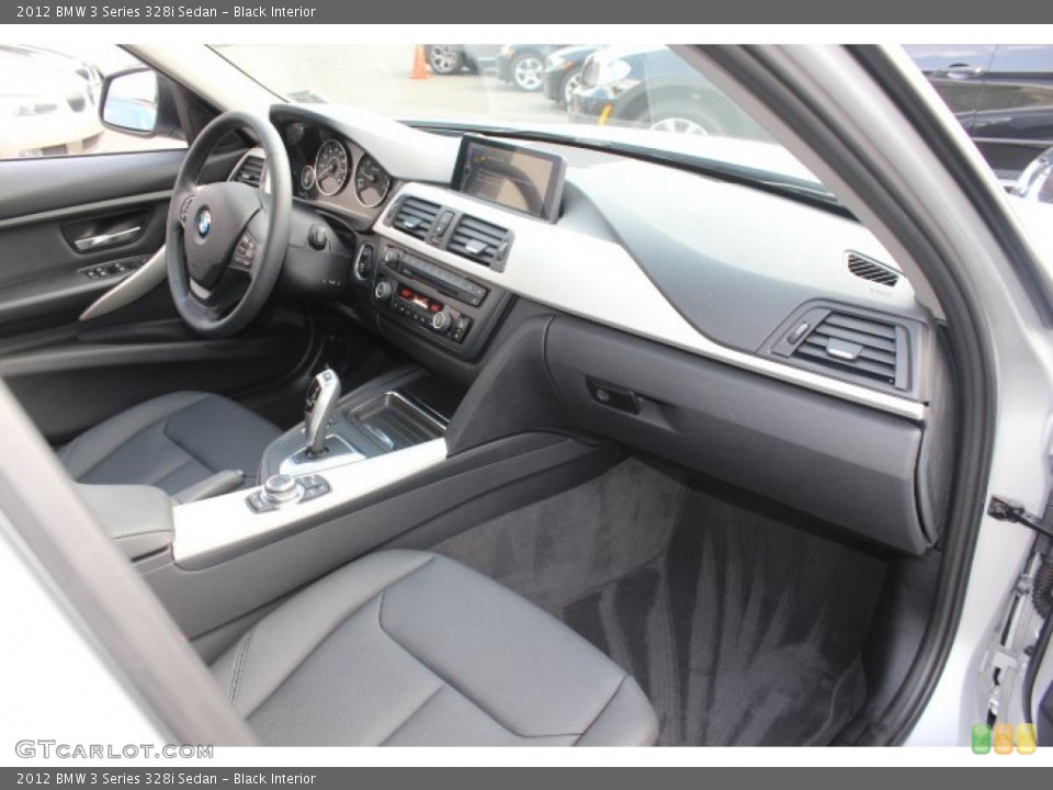 Black Interior Dashboard for the 2012 BMW 3 Series 328i Sedan #71402332