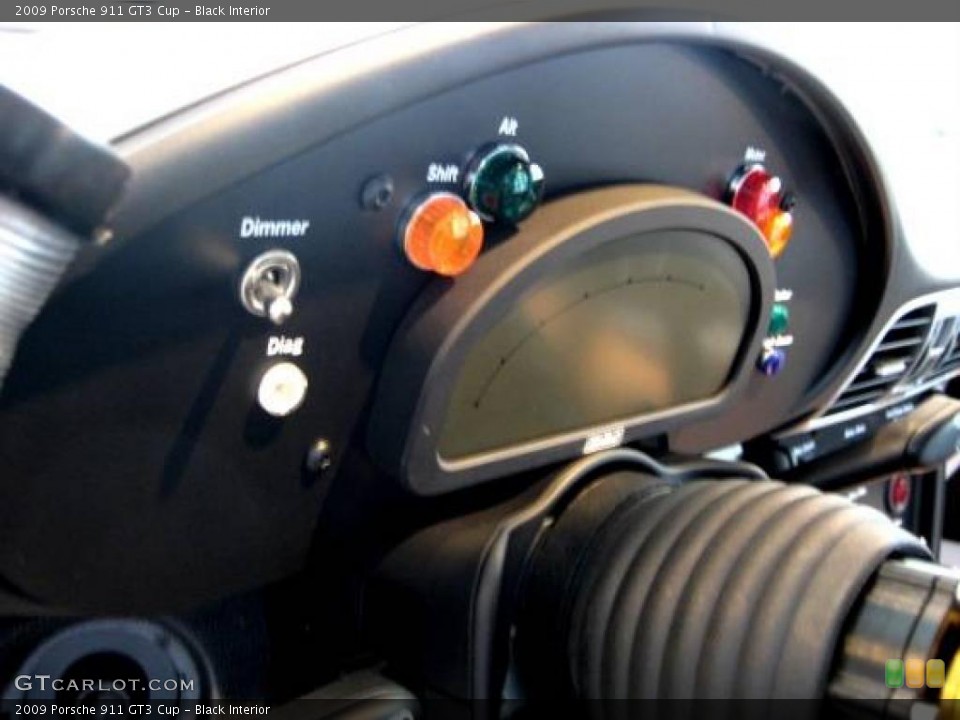 Black Interior Gauges for the 2009 Porsche 911 GT3 Cup #7140553
