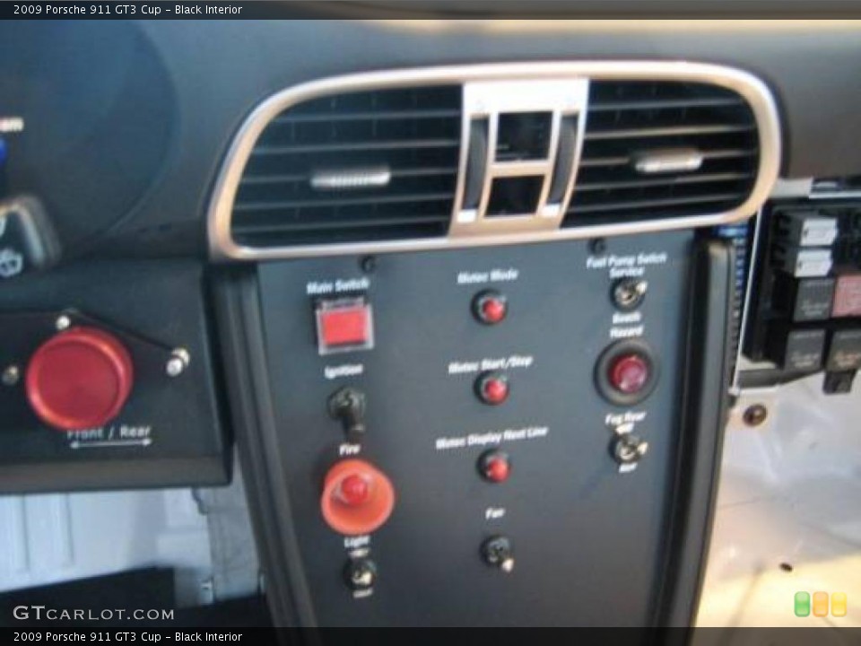 Black Interior Controls for the 2009 Porsche 911 GT3 Cup #7140568