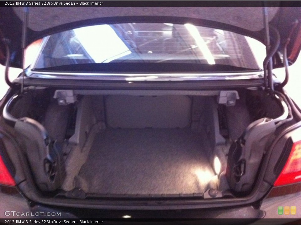 Black Interior Trunk for the 2013 BMW 3 Series 328i xDrive Sedan #71405893