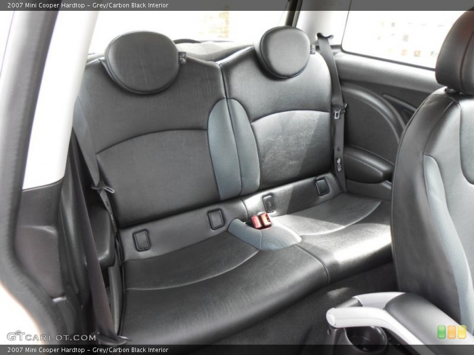 Grey/Carbon Black Interior Rear Seat for the 2007 Mini Cooper Hardtop #71406016