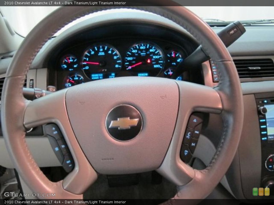 Dark Titanium/Light Titanium Interior Steering Wheel for the 2010 Chevrolet Avalanche LT 4x4 #71406085