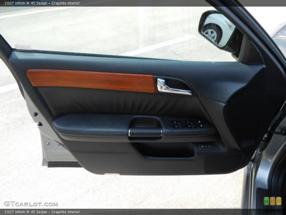Graphite Interior Door Panel for the 2007 Infiniti M 45 Sedan #71406208