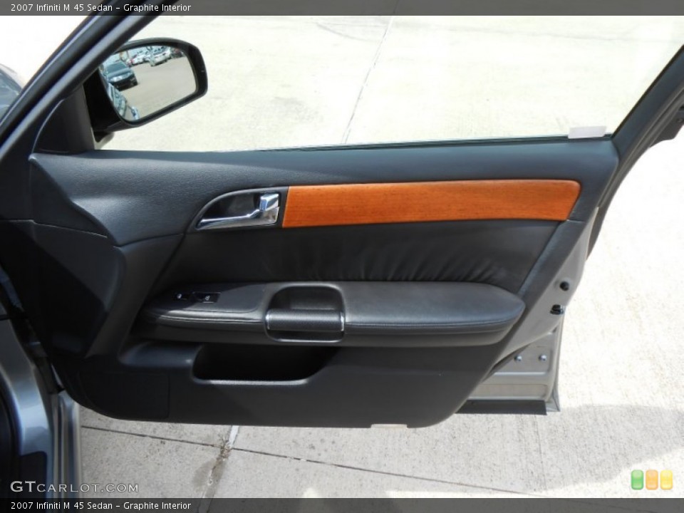 Graphite Interior Door Panel for the 2007 Infiniti M 45 Sedan #71406235