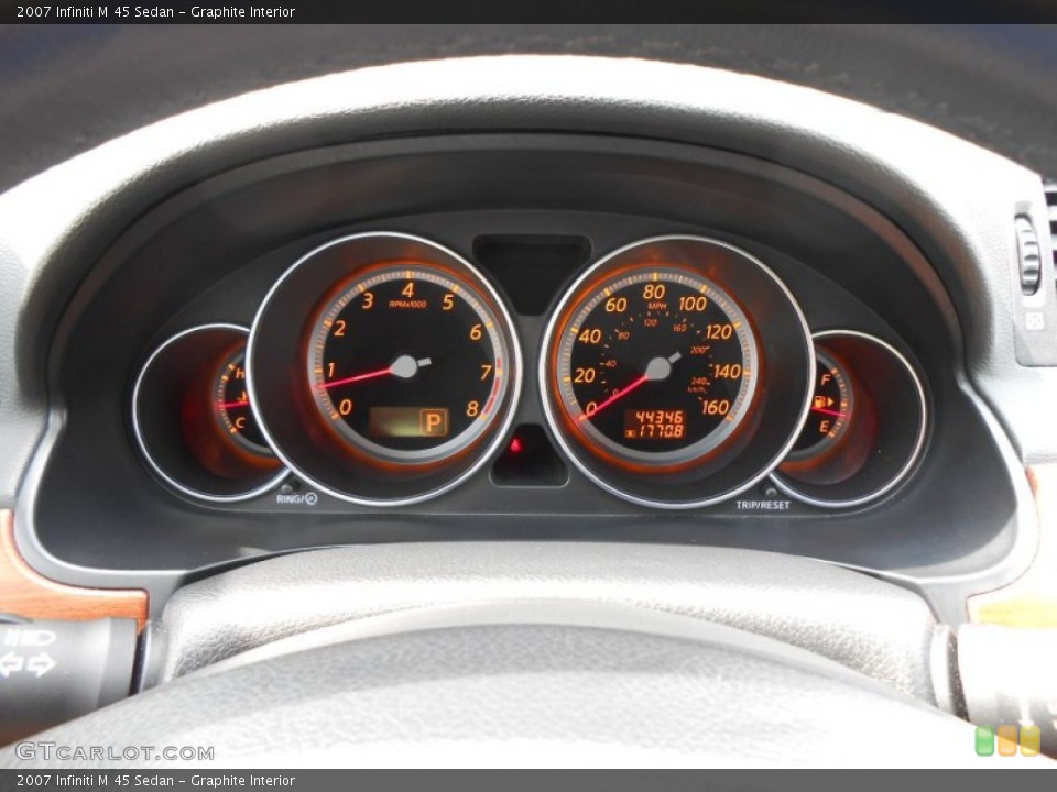 Graphite Interior Gauges for the 2007 Infiniti M 45 Sedan #71406361