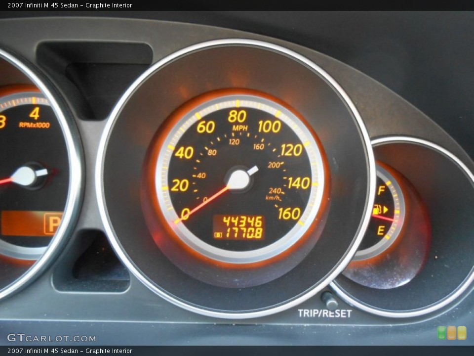Graphite Interior Gauges for the 2007 Infiniti M 45 Sedan #71406373