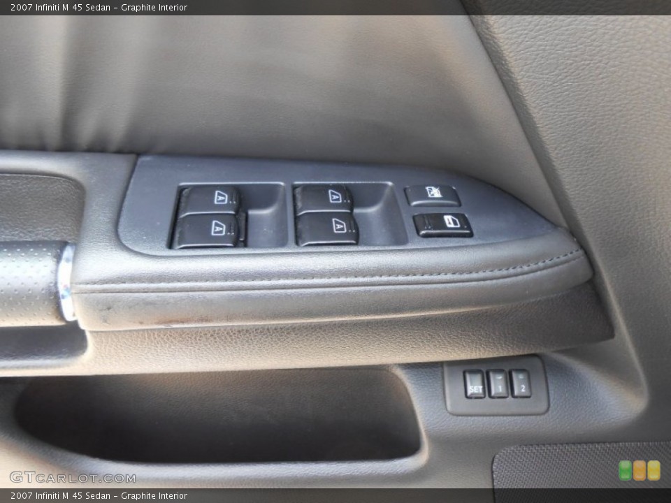 Graphite Interior Controls for the 2007 Infiniti M 45 Sedan #71406391