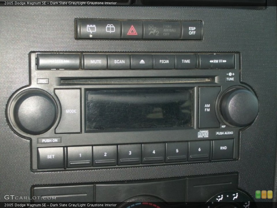 Dark Slate Gray/Light Graystone Interior Audio System for the 2005 Dodge Magnum SE #71406861