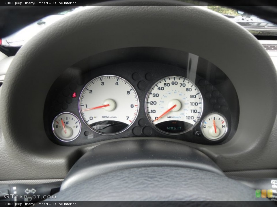 Taupe Interior Gauges for the 2002 Jeep Liberty Limited #71406958
