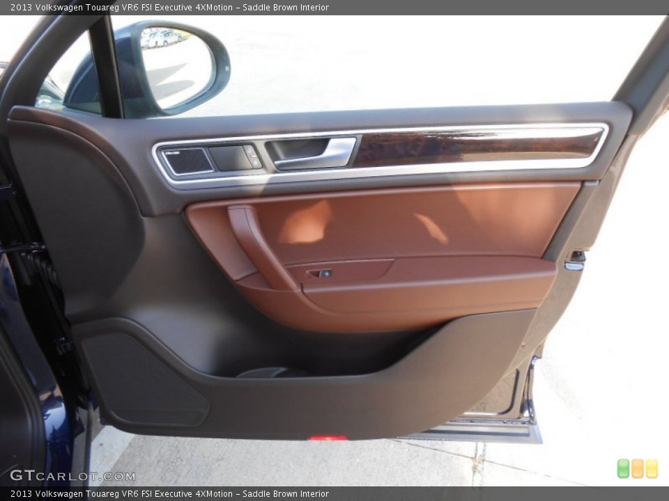 Saddle Brown Interior Door Panel for the 2013 Volkswagen Touareg VR6 FSI Executive 4XMotion #71407081