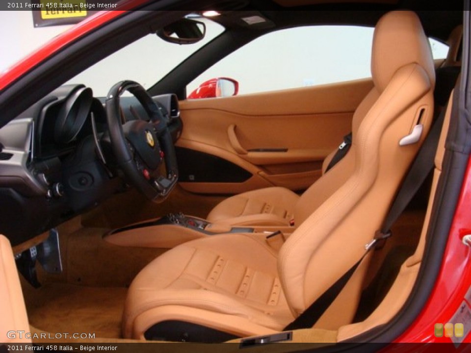 Beige Interior Front Seat for the 2011 Ferrari 458 Italia #71407768