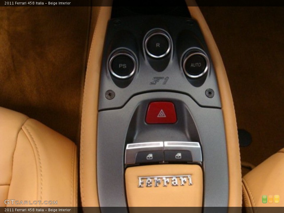 Beige Interior Transmission for the 2011 Ferrari 458 Italia #71407868