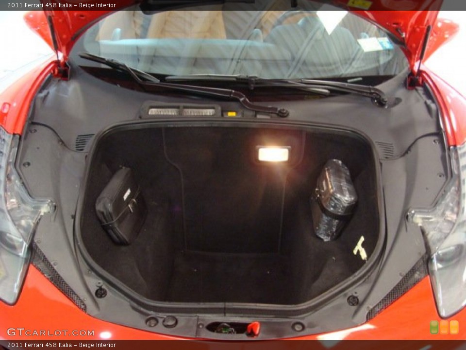Beige Interior Trunk for the 2011 Ferrari 458 Italia #71407965