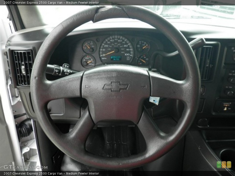 Medium Pewter Interior Steering Wheel for the 2007 Chevrolet Express 2500 Cargo Van #71408068