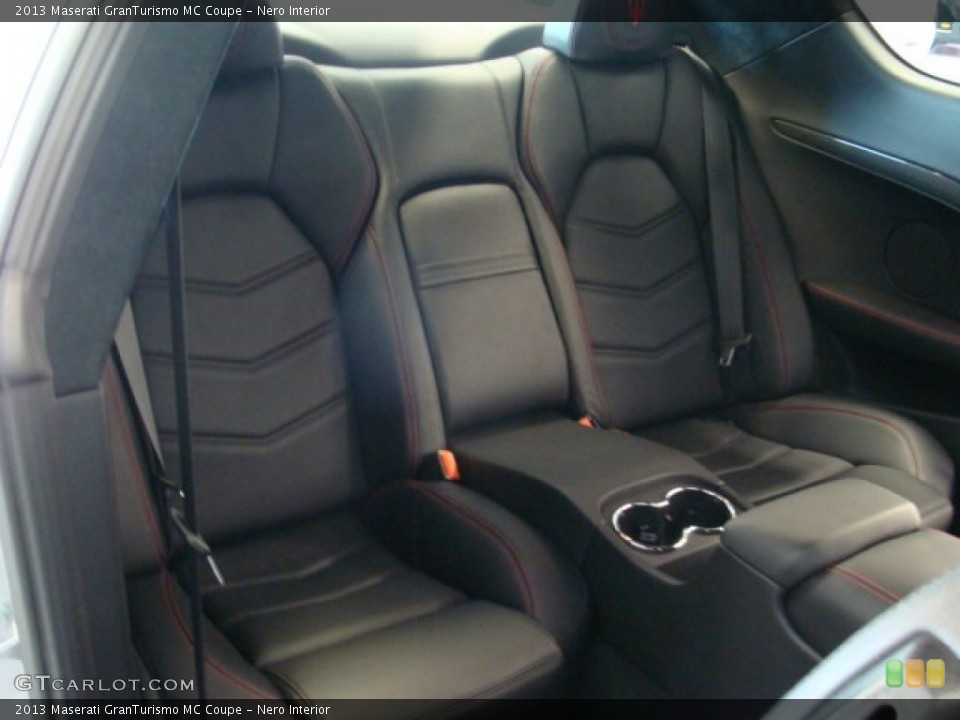 Nero Interior Rear Seat for the 2013 Maserati GranTurismo MC Coupe #71408200