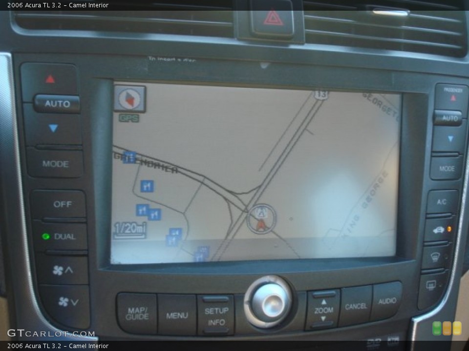 Camel Interior Navigation for the 2006 Acura TL 3.2 #71409805