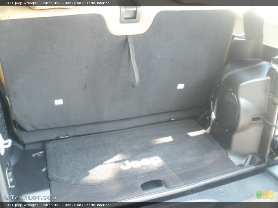Black/Dark Saddle Interior Trunk for the 2011 Jeep Wrangler Rubicon 4x4 #71410092