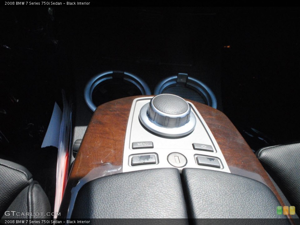 Black Interior Controls for the 2008 BMW 7 Series 750i Sedan #71410570