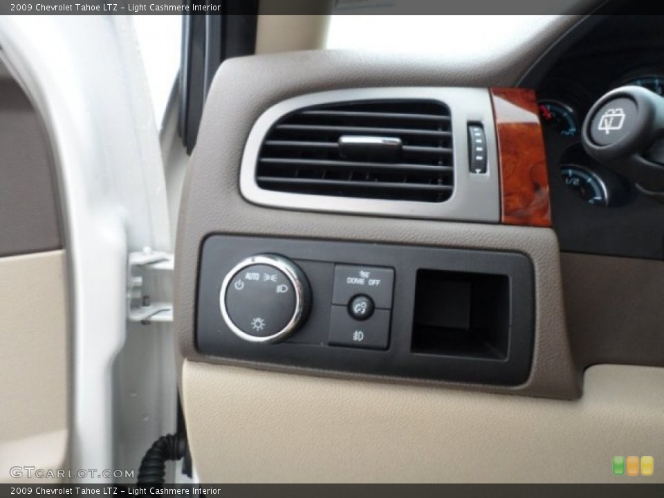 Light Cashmere Interior Controls for the 2009 Chevrolet Tahoe LTZ #71411296
