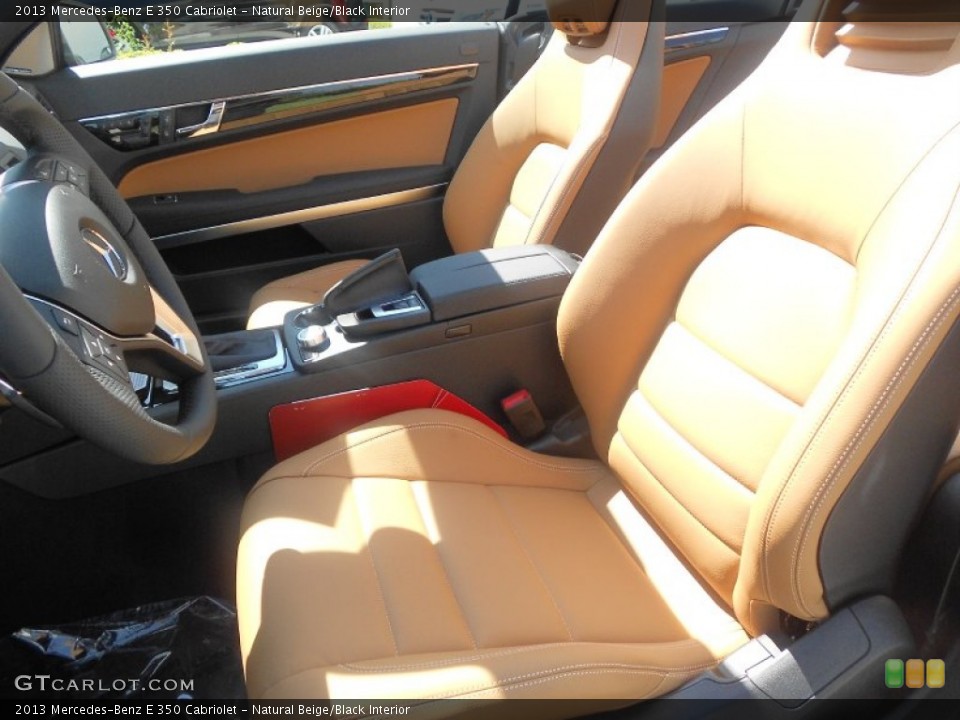 Natural Beige/Black Interior Photo for the 2013 Mercedes-Benz E 350 Cabriolet #71413210