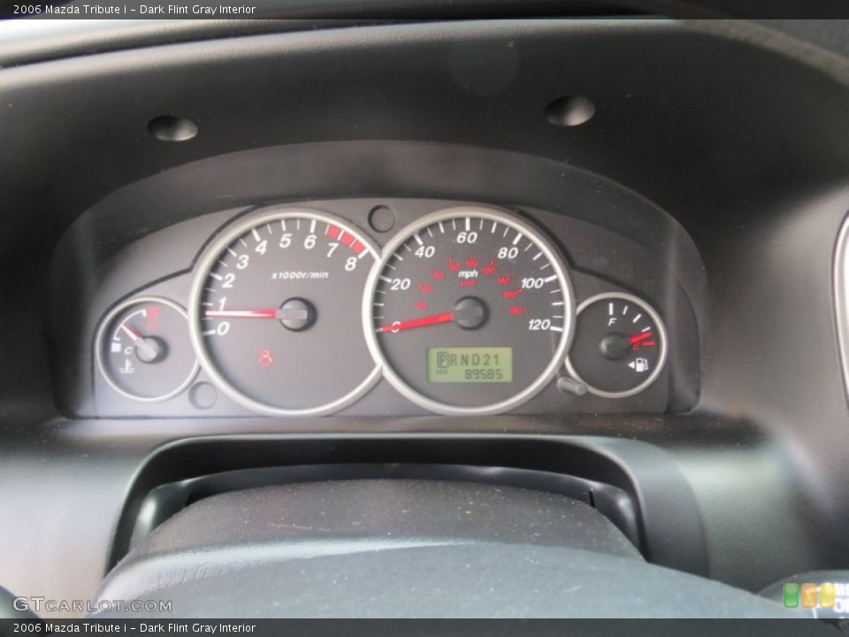 Dark Flint Gray Interior Gauges for the 2006 Mazda Tribute i #71413456