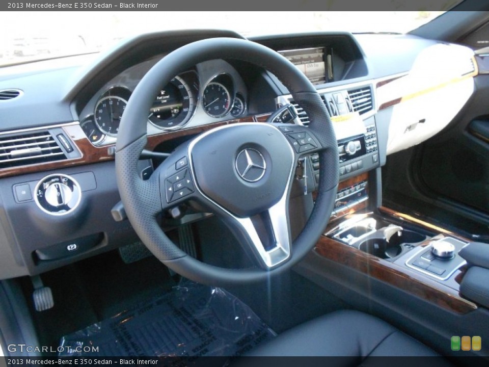 Black 2013 Mercedes-Benz E Interiors