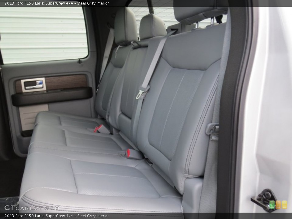 Steel Gray Interior Rear Seat for the 2013 Ford F150 Lariat SuperCrew 4x4 #71414395