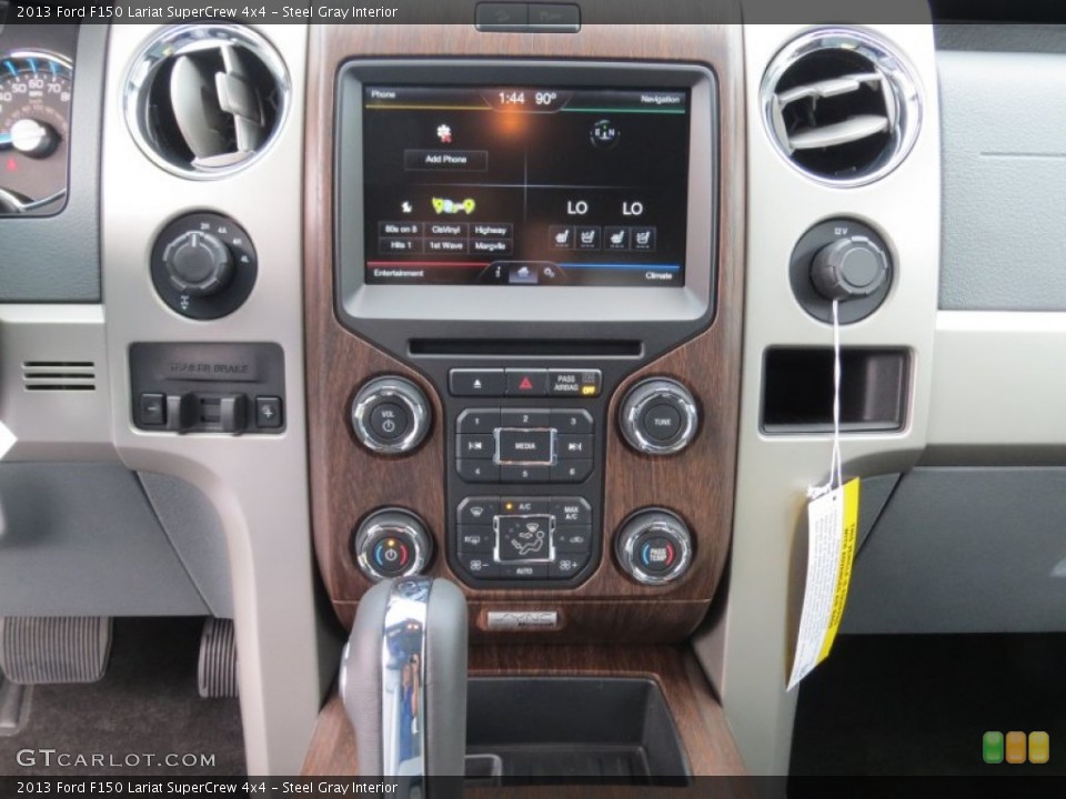 Steel Gray Interior Controls for the 2013 Ford F150 Lariat SuperCrew 4x4 #71414445