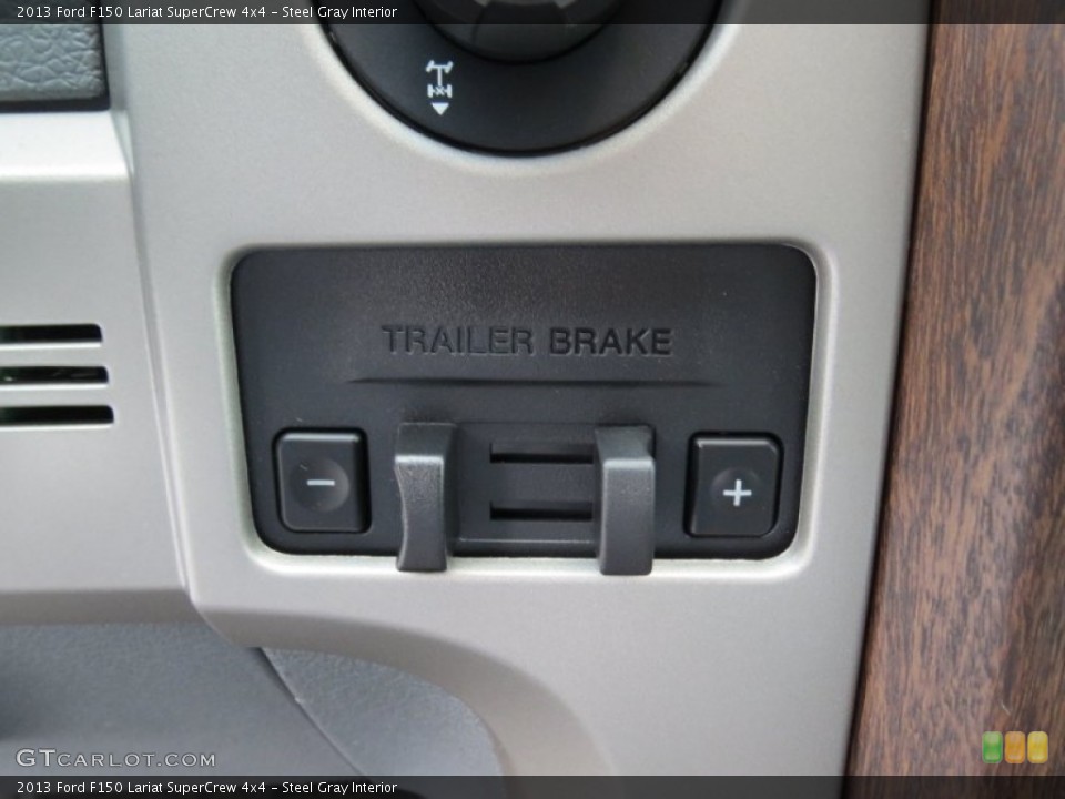 Steel Gray Interior Controls for the 2013 Ford F150 Lariat SuperCrew 4x4 #71414491