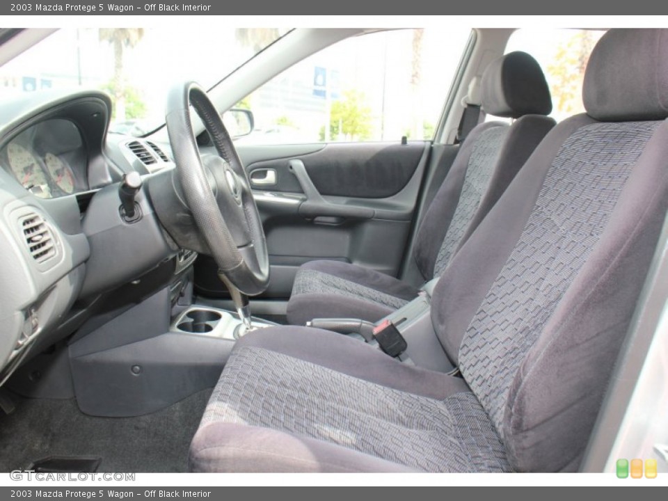 Off Black Interior Photo for the 2003 Mazda Protege 5 Wagon #71414578