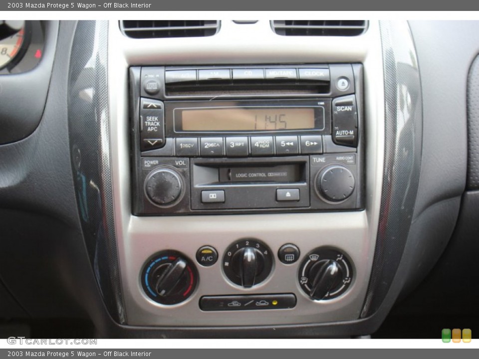 Off Black Interior Controls for the 2003 Mazda Protege 5 Wagon #71414629