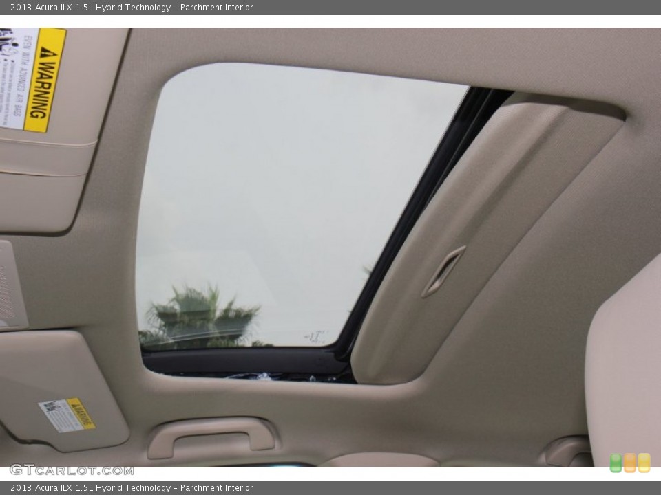 Parchment Interior Sunroof for the 2013 Acura ILX 1.5L Hybrid Technology #71415349