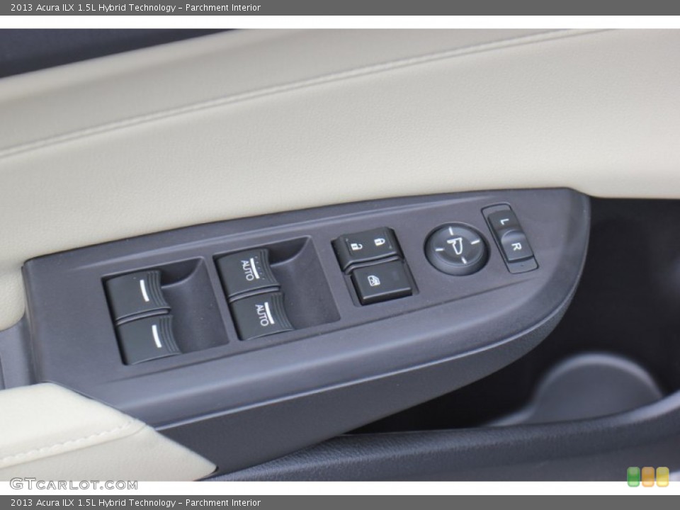 Parchment Interior Controls for the 2013 Acura ILX 1.5L Hybrid Technology #71415376