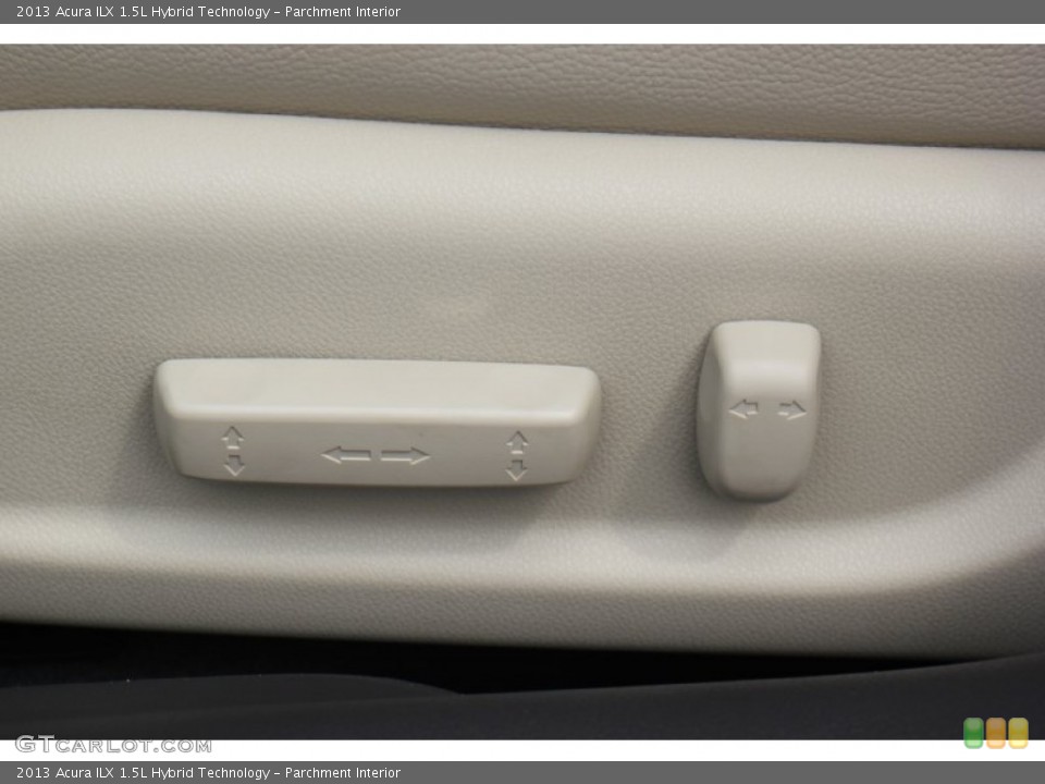 Parchment Interior Controls for the 2013 Acura ILX 1.5L Hybrid Technology #71415385