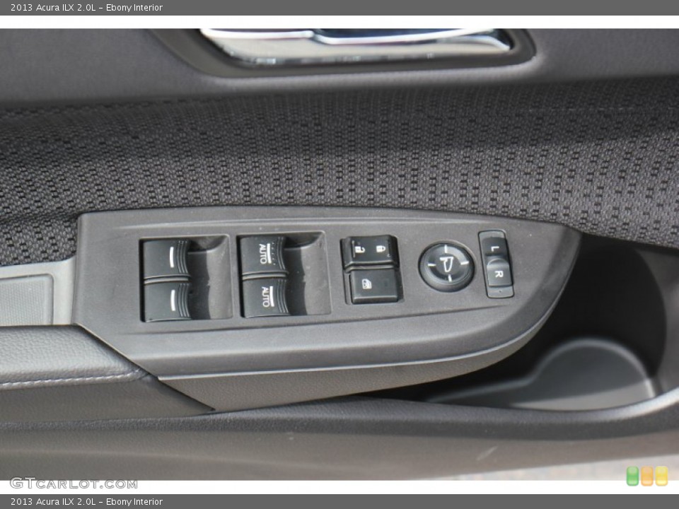 Ebony Interior Controls for the 2013 Acura ILX 2.0L #71415667