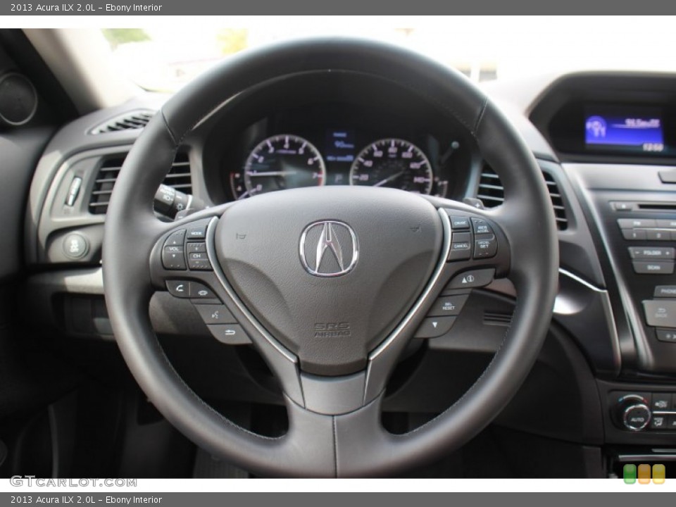 Ebony Interior Steering Wheel for the 2013 Acura ILX 2.0L #71415682