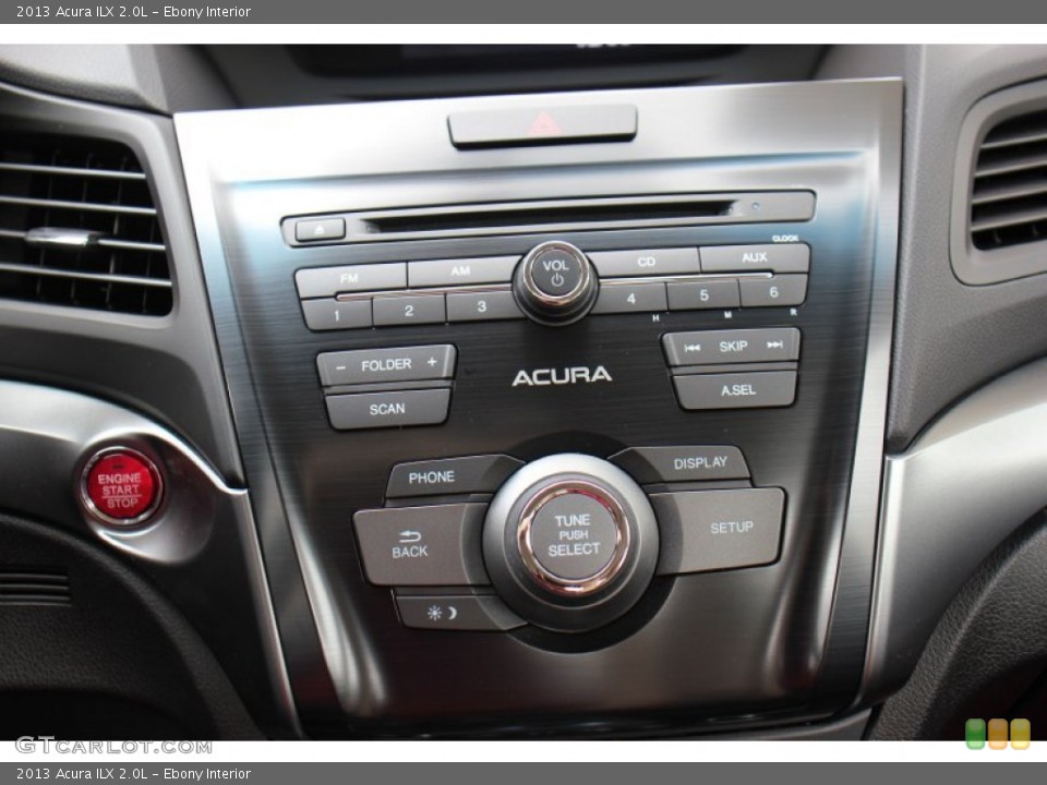 Ebony Interior Controls for the 2013 Acura ILX 2.0L #71415709