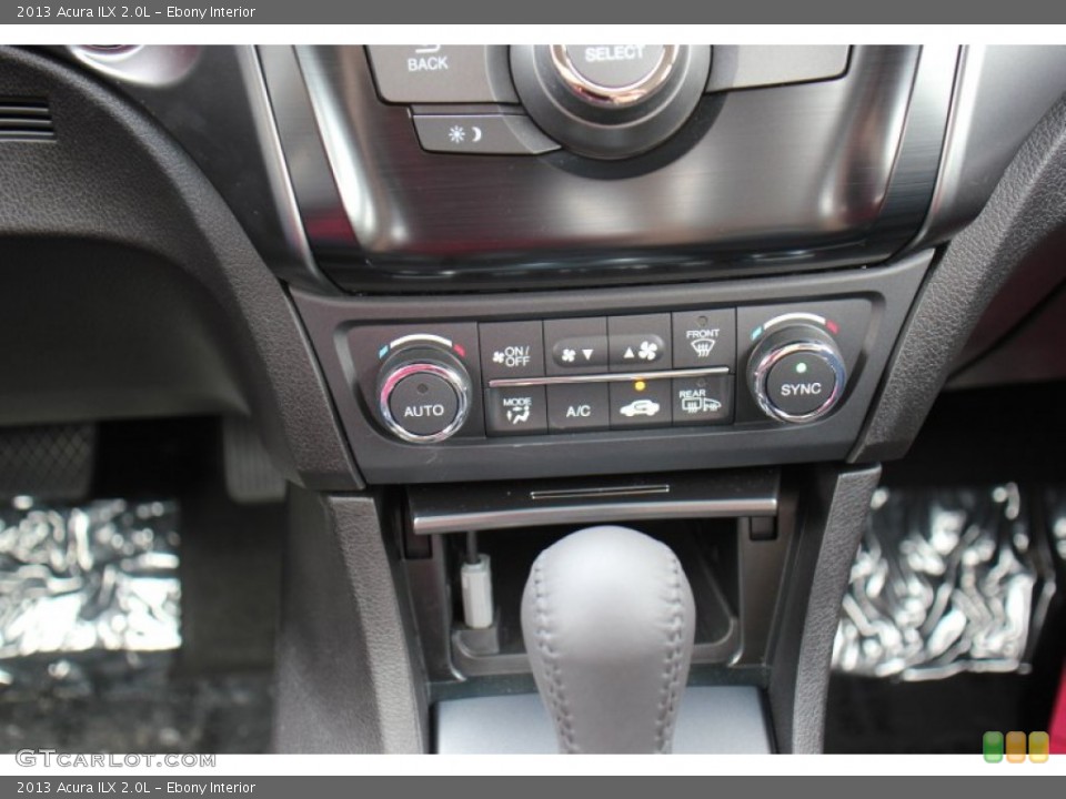 Ebony Interior Controls for the 2013 Acura ILX 2.0L #71415715