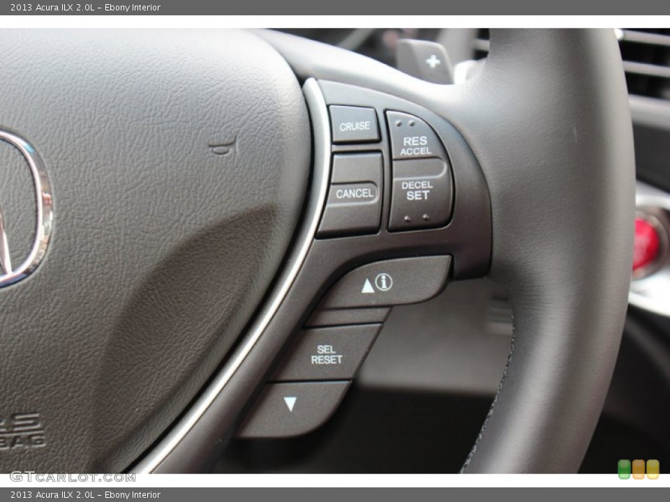 Ebony Interior Controls for the 2013 Acura ILX 2.0L #71415742