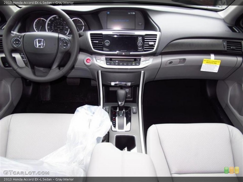Gray Interior Dashboard for the 2013 Honda Accord EX-L Sedan #71416007
