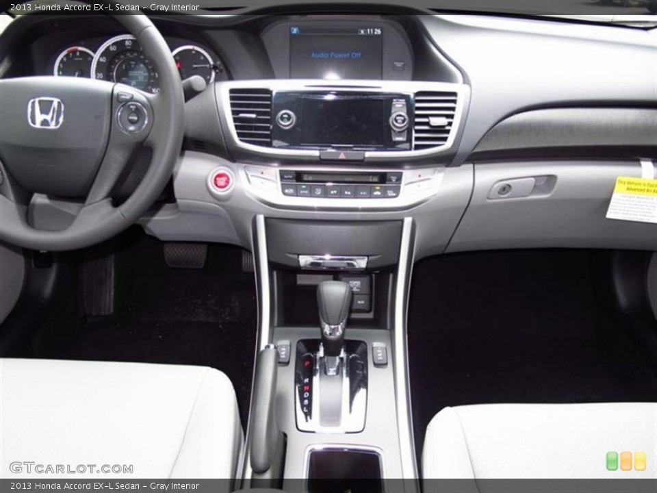 Gray Interior Dashboard for the 2013 Honda Accord EX-L Sedan #71416027